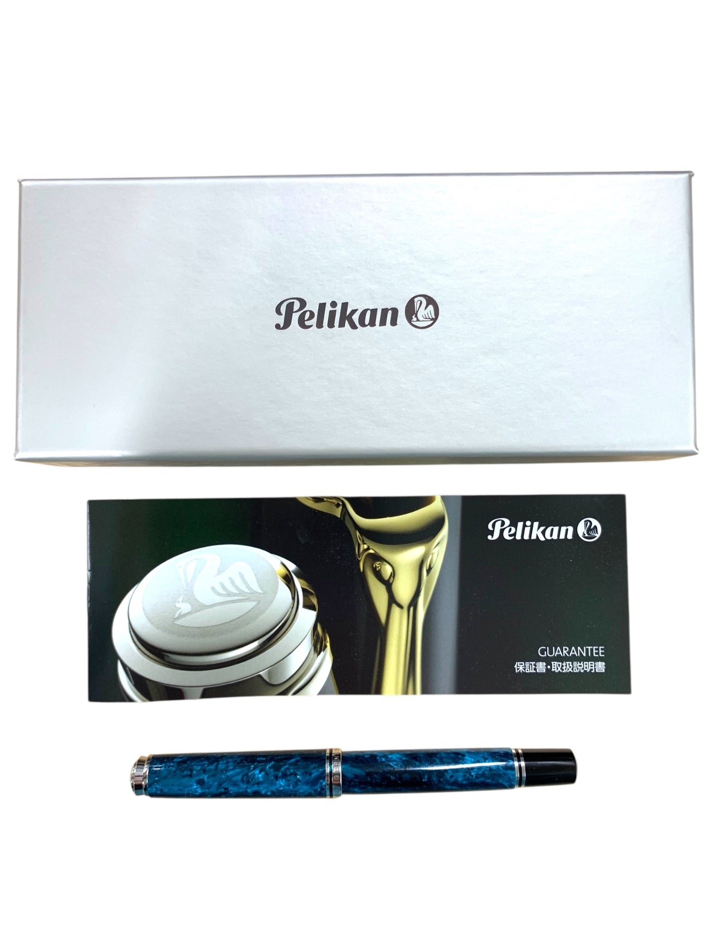 ペリカン スーベレーンM805 オーシャンスワール 万年筆 グリーン 18K 限定1600本 ITZ8UYKE1S6Y