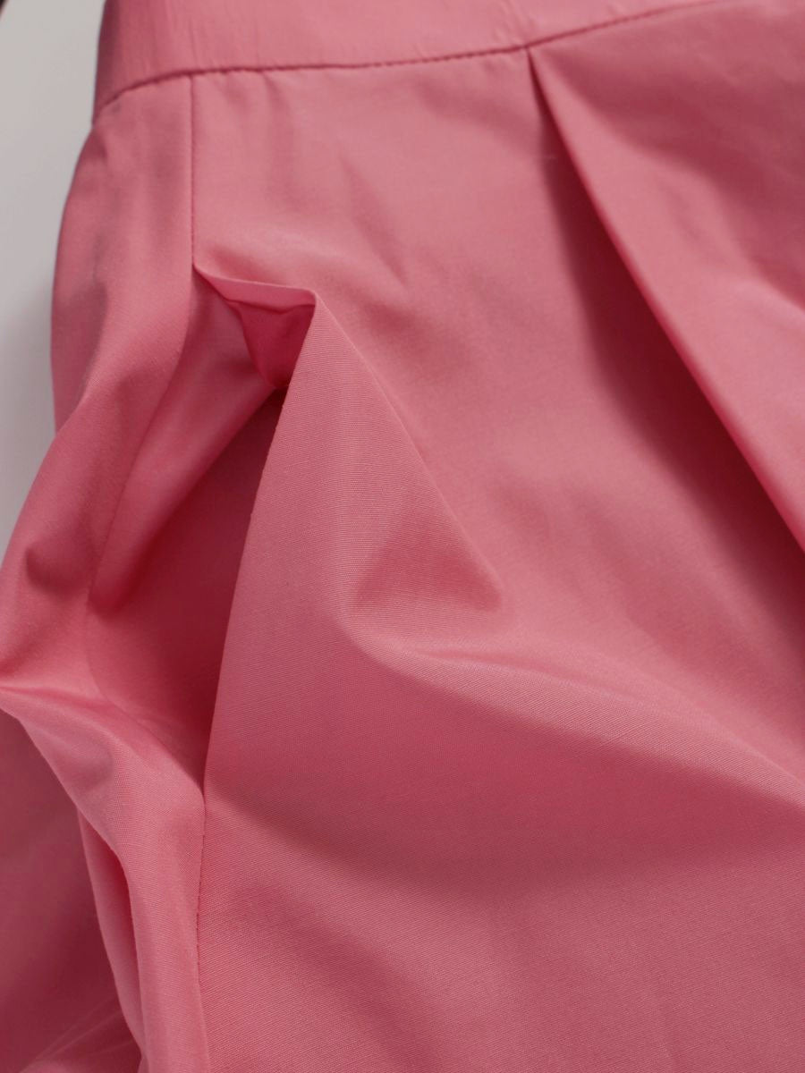 エムズグレイシー 017104 スカート 38 ピンク タックフレア ITBHZAMU2WCO