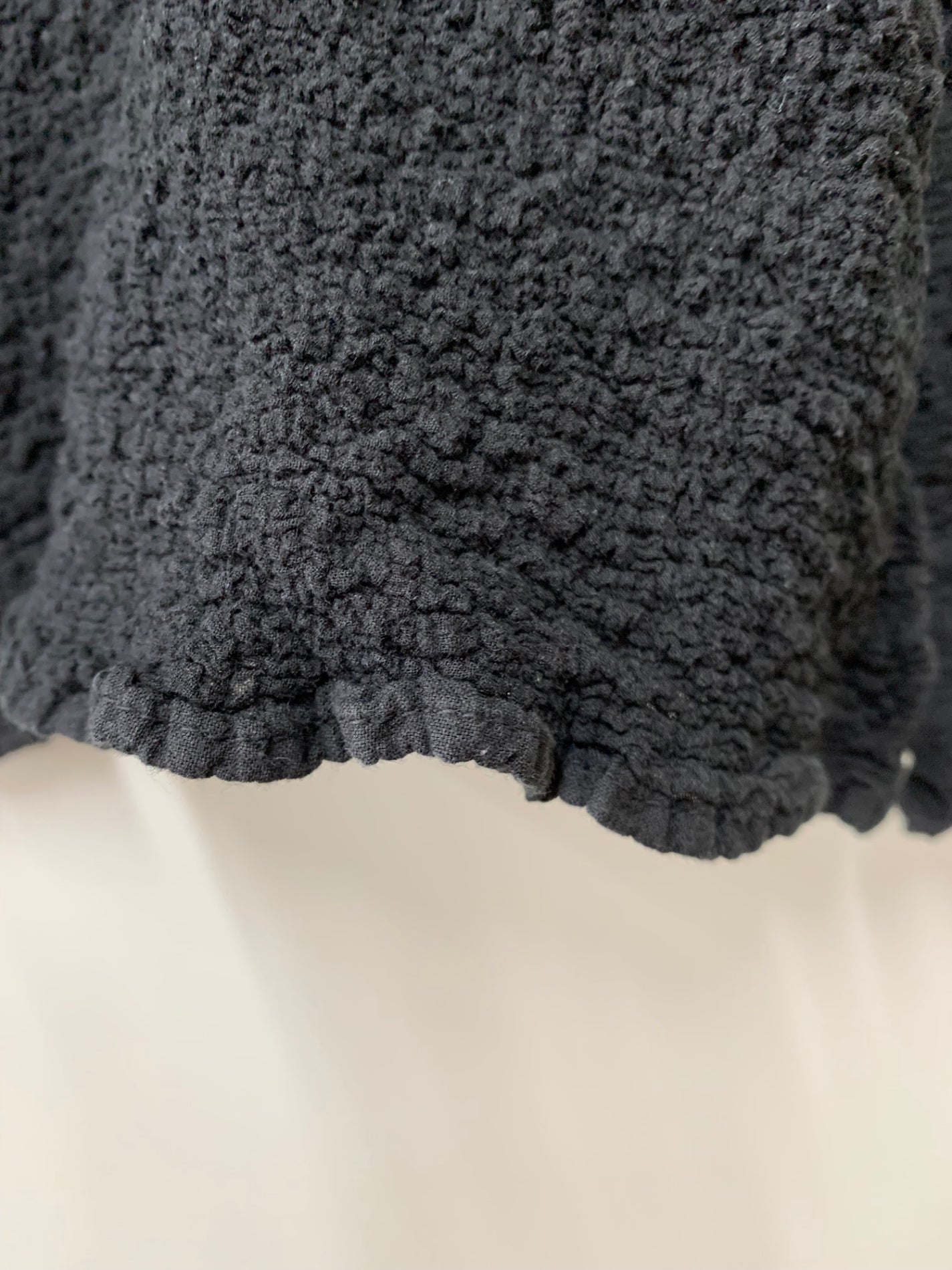 ミーイッセイミヤケ MI34FO009 カーディガン ブラック ちりめん ITLV1QQQK50C