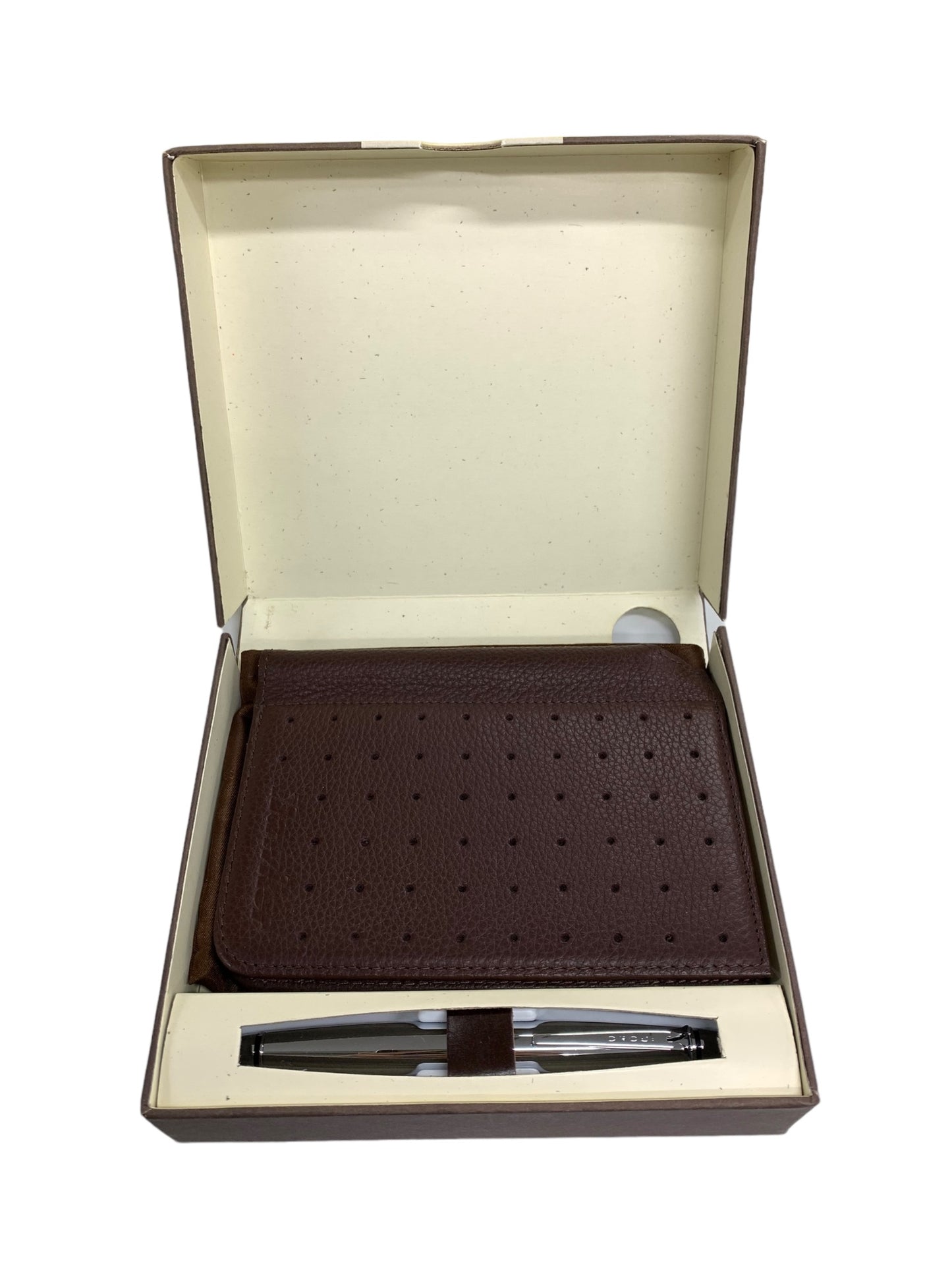 クロス ボールペン シルバー メモ帳セット レザー ITPC9BBMN396 【SALE】