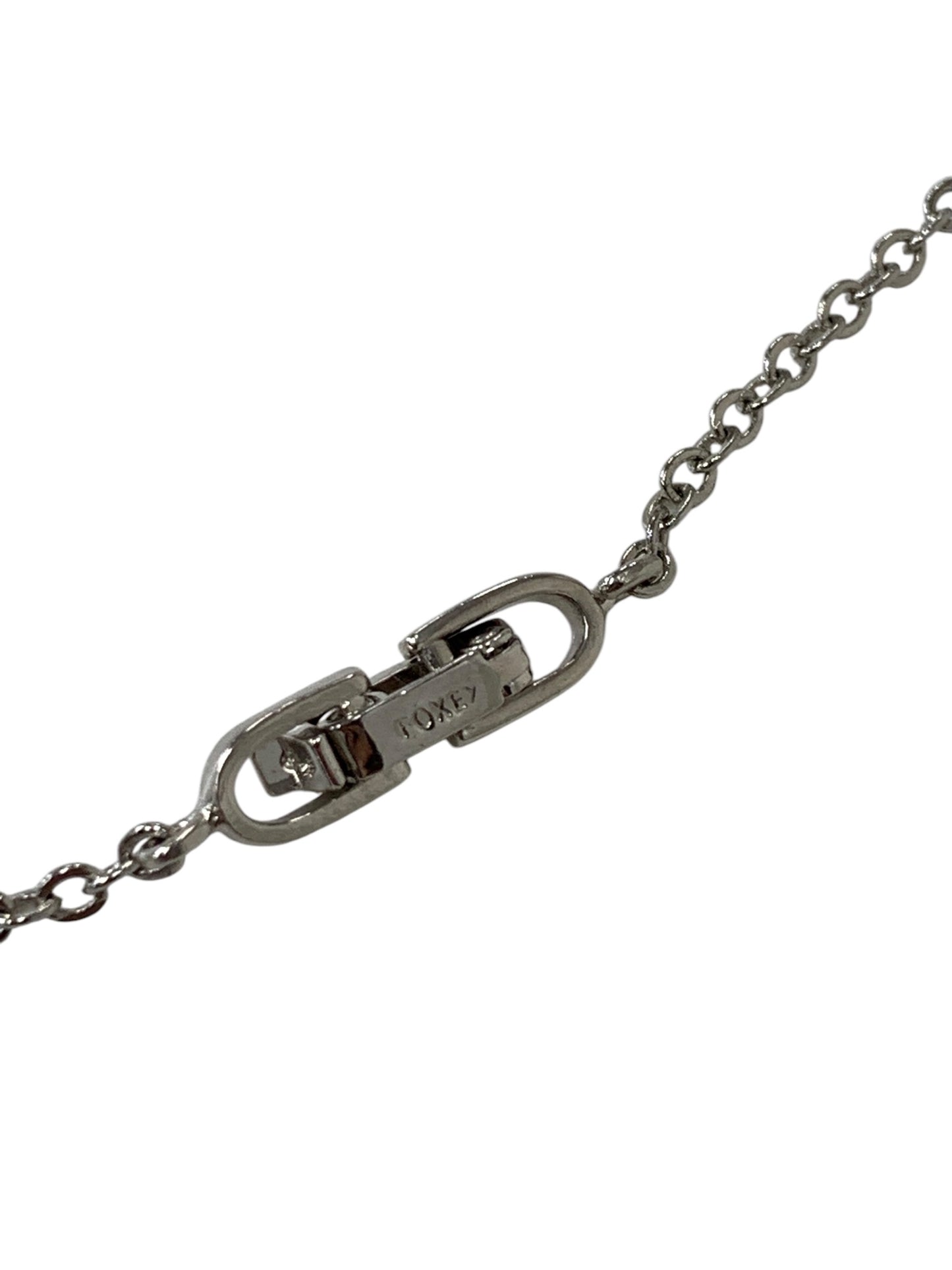 フォクシーブティック ネックレス シルバー チェーン ラインストーン ITCMGD54GE5W