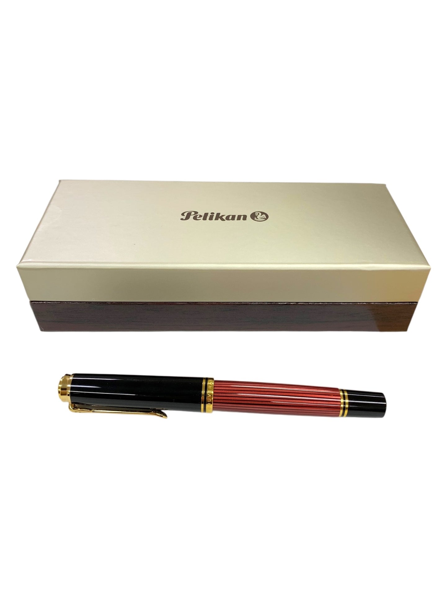 ペリカン 万年筆 スーベレーン M800 レッド /ボルドー M 18C ITN7LFQGJR0H