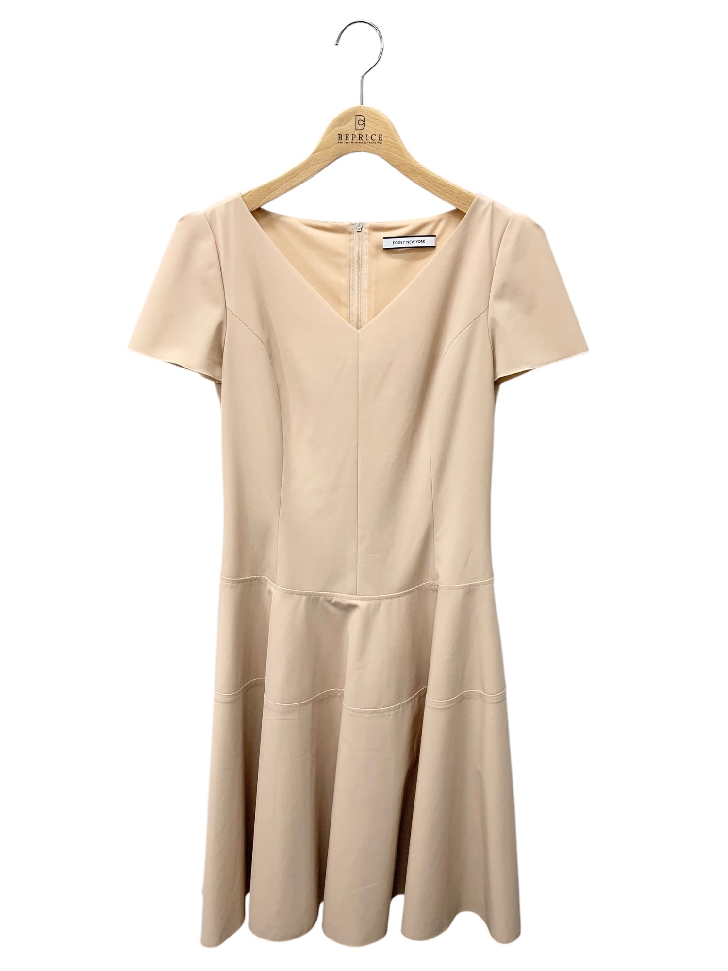 フォクシーニューヨーク Dress 39357 ワンピース ドレス 38 ベージュ | 中古ブランド品・古着通販ビープライス