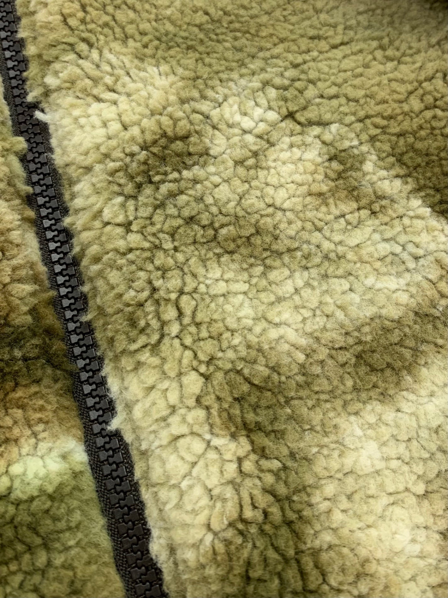 バブアー MOOR TIE DYE FLEECE JACKET 242MFL0191 L カーキグリーン スタンドカラー フリースジャケット ITMSCCFFBJ0O