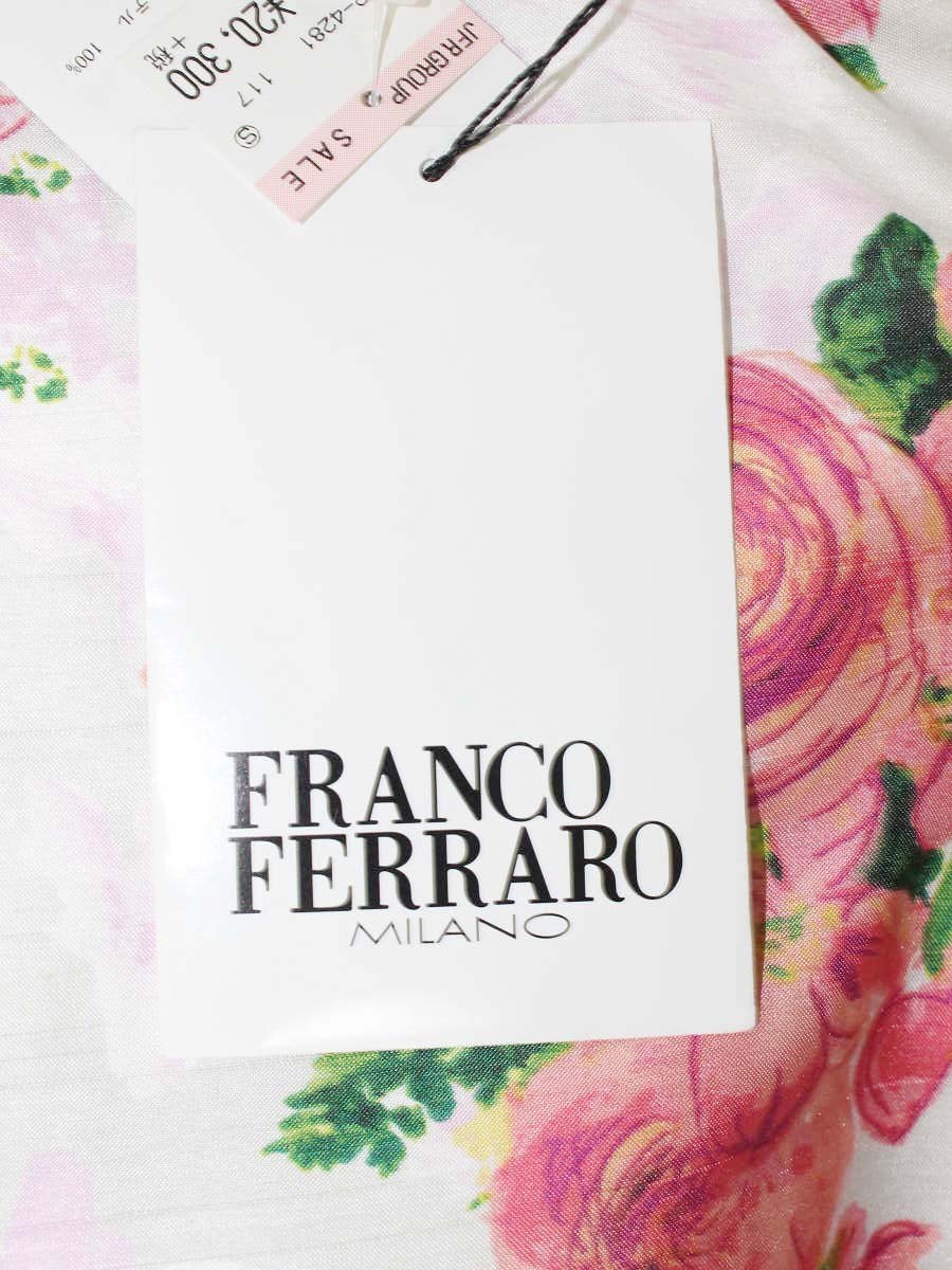 フランコフェラーロ NWHEP-12290 スカート 2 ピンク フラワーモチーフ ITABR1FZNLWS