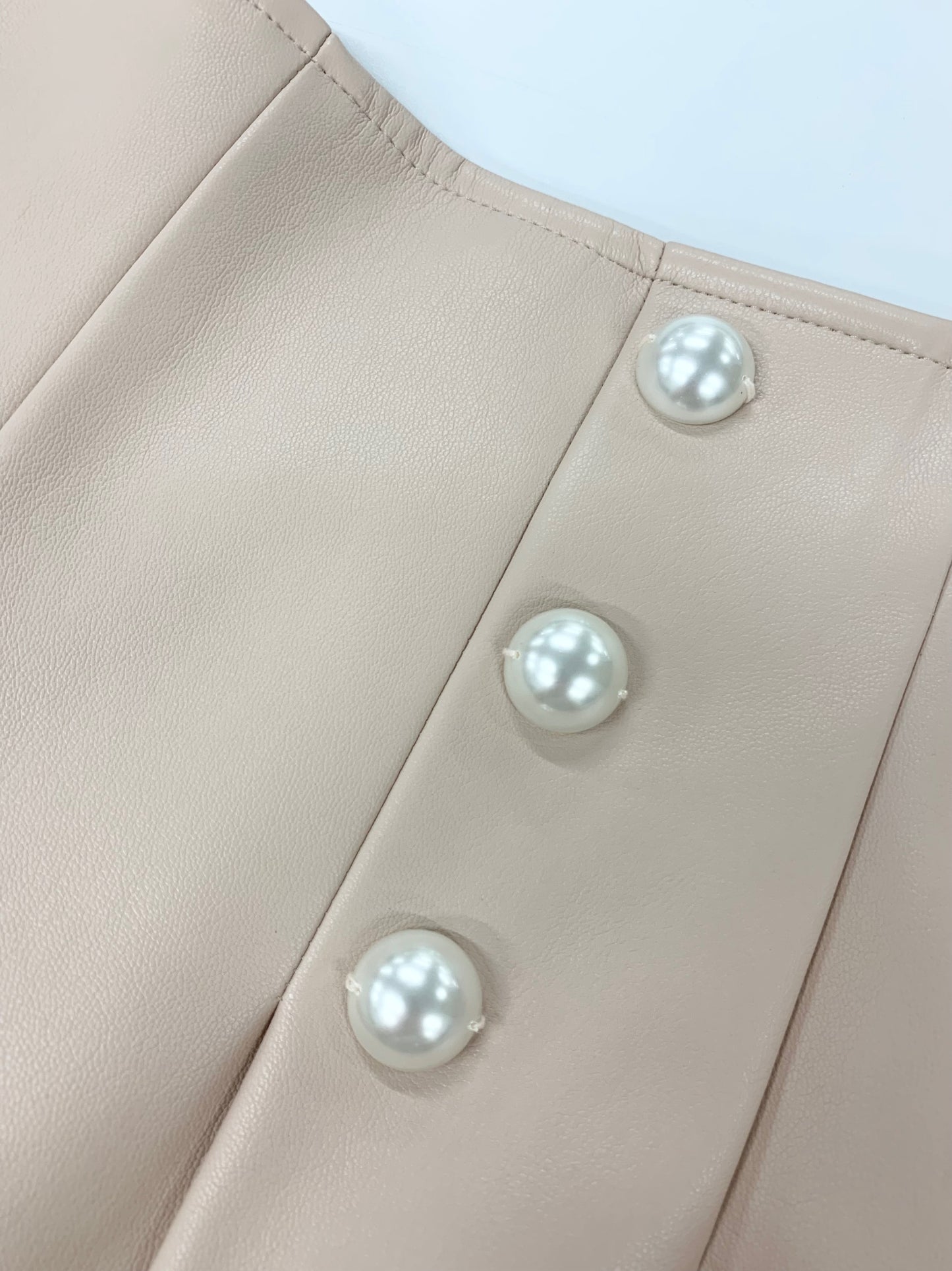 ルネ 6335230 パンツ 36 ピンク パール フェイクレザー ITCHYVOU6K9U 【SALE】