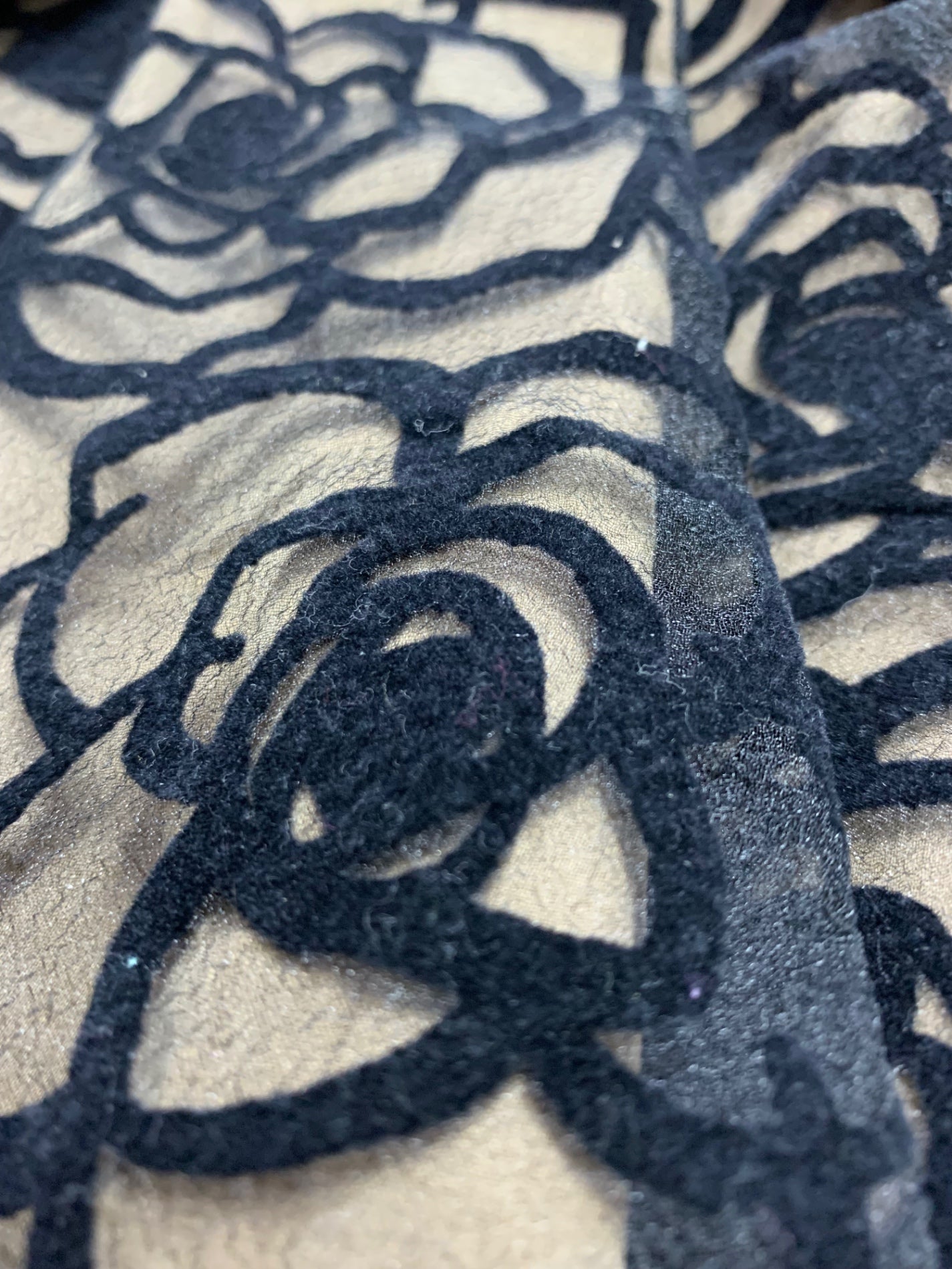 エムズグレイシー 011011 ワンピース 36 ブラック オーガンジーローズ ITFM4A8ET7B4 【SALE】