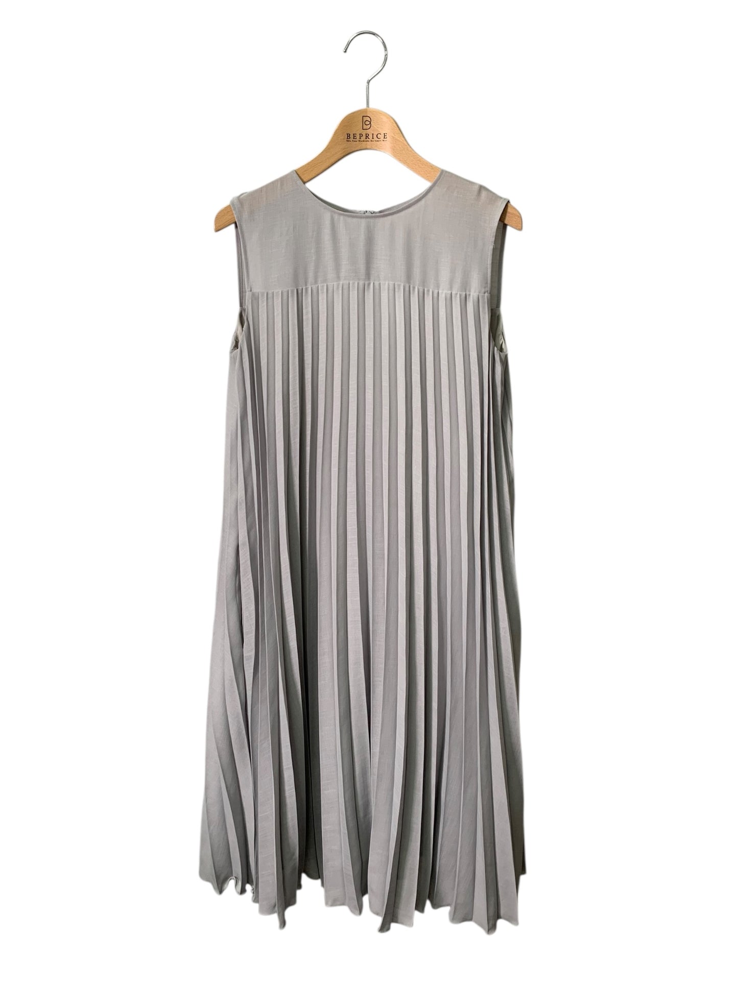 フォクシーブティック Elegant Pleats Dress 40608 ワンピース 38 グレー ITRJLTPE235C