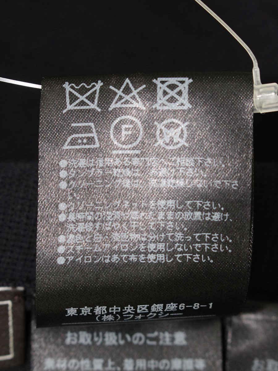 フォクシーブティック Jacket Little Jewel 37110 ニットジャケット 38 ネイビー IT3GV4ZMPZQS