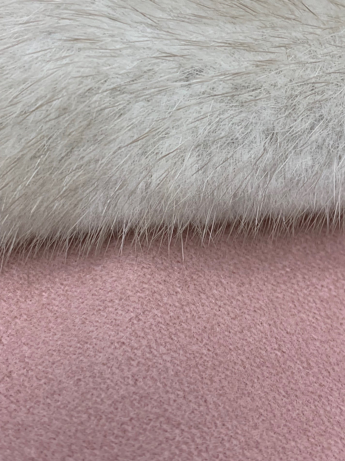 フォクシーブティック Whipped Cream ホイップドクリーム 42411 ワンピース 38 ピンク カシミヤ ミンクファー付き ITLE2H1E5L38