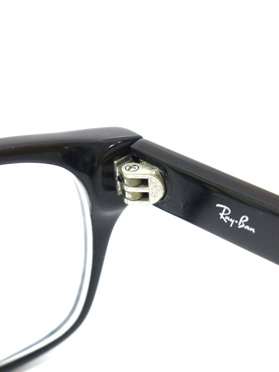 レイバン RB5222 メガネ ブラック セルフレーム フルリム ウェリントン ITREFLTIK7C0 【SALE】