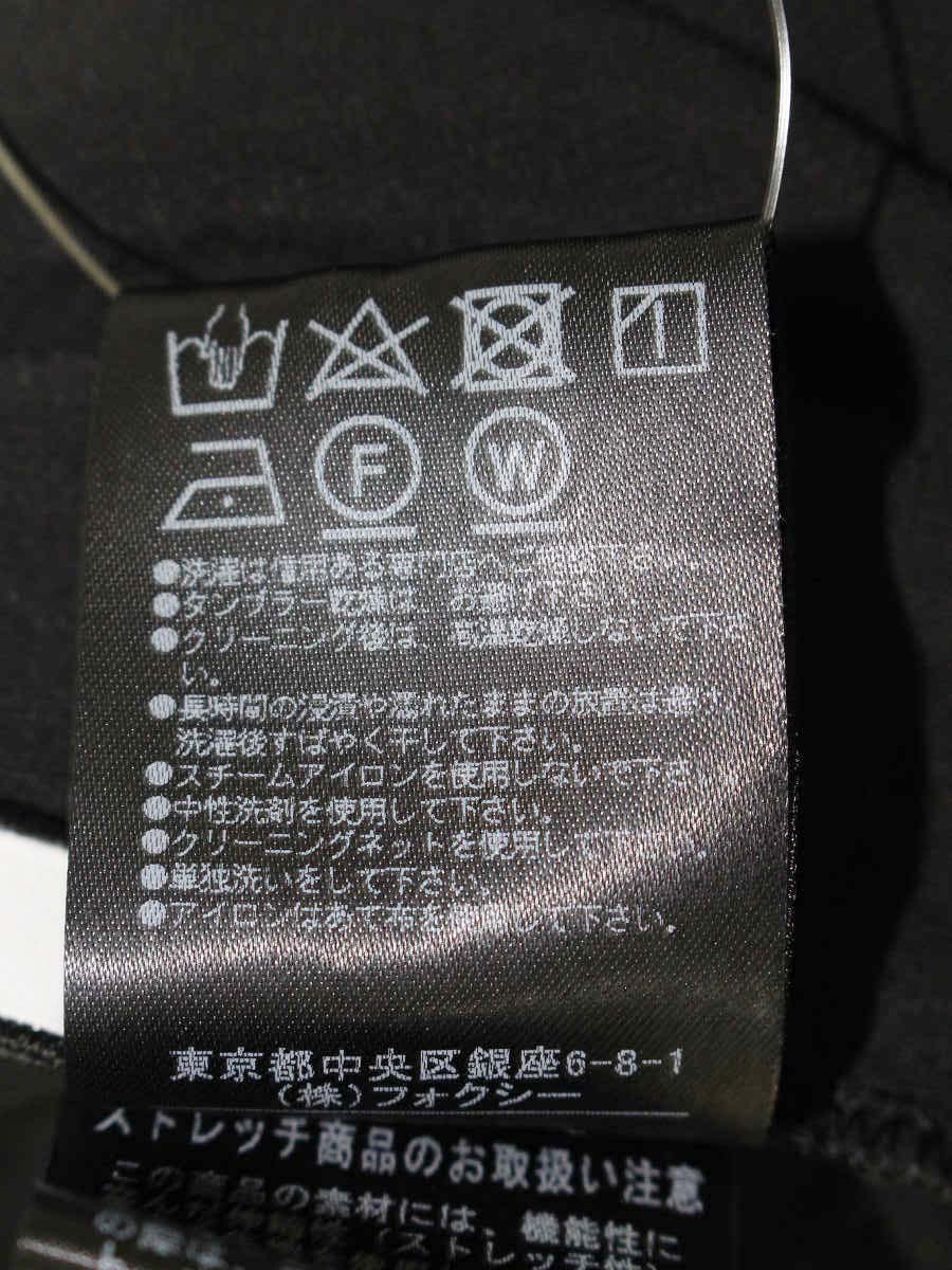 フォクシーニューヨーク クロップドワイド 38786 パンツ 40 ブラック ITW68X15ZM0M