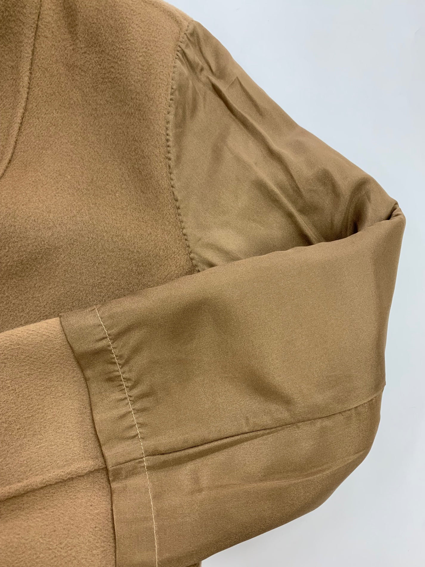 エスマックスマーラ POLDO ポルド チェスターコート 38 ブラウン ウール ITJIQBIXZL54