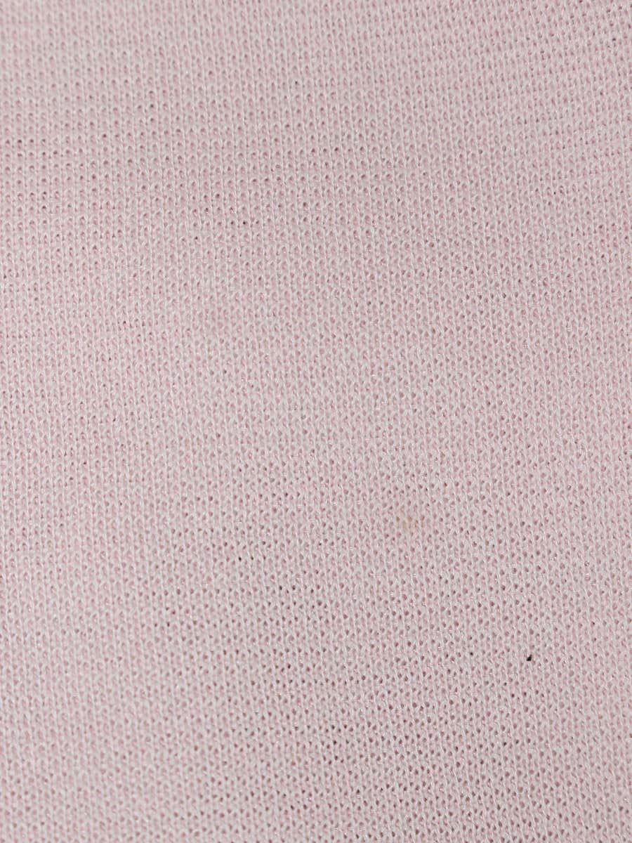 エムズグレイシー 118124 ワンピース 42 ピンク バイカラー ニット フリル IT4AX9HMF81K