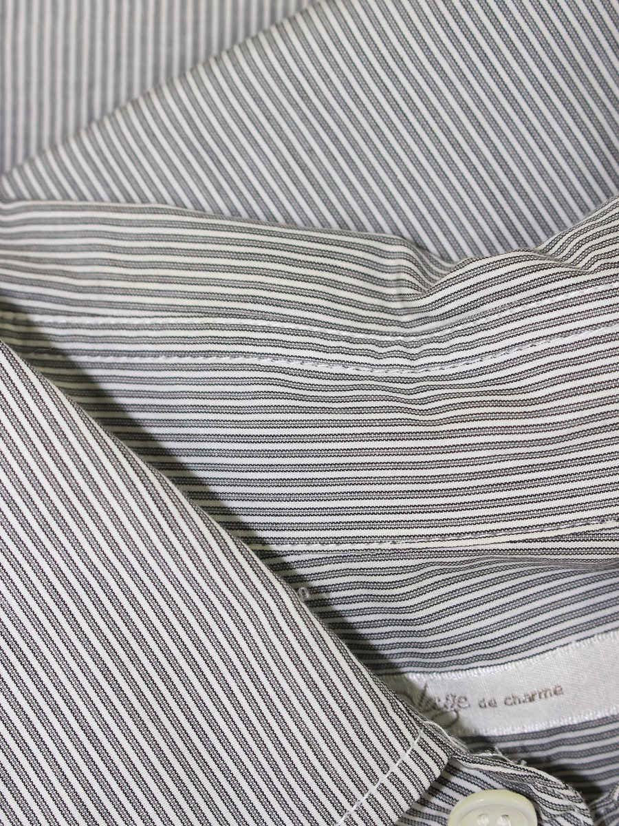 プラージュ 21-050-922-1020-3-0 シャツ F グレー コットン ボリューム IT426KFMTWP4