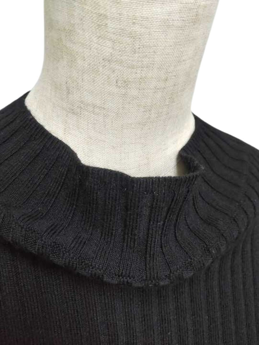 エムズグレイシー 118622 ニット 38 ブラック ウール リボン ITMWUDDIEGM8