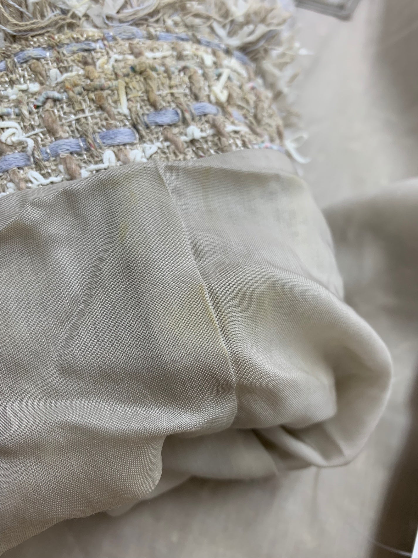 フォクシーブティック Jacket Fiore 43253 ジャケット 40 ベージュ ツイード IT4E35JP5TES