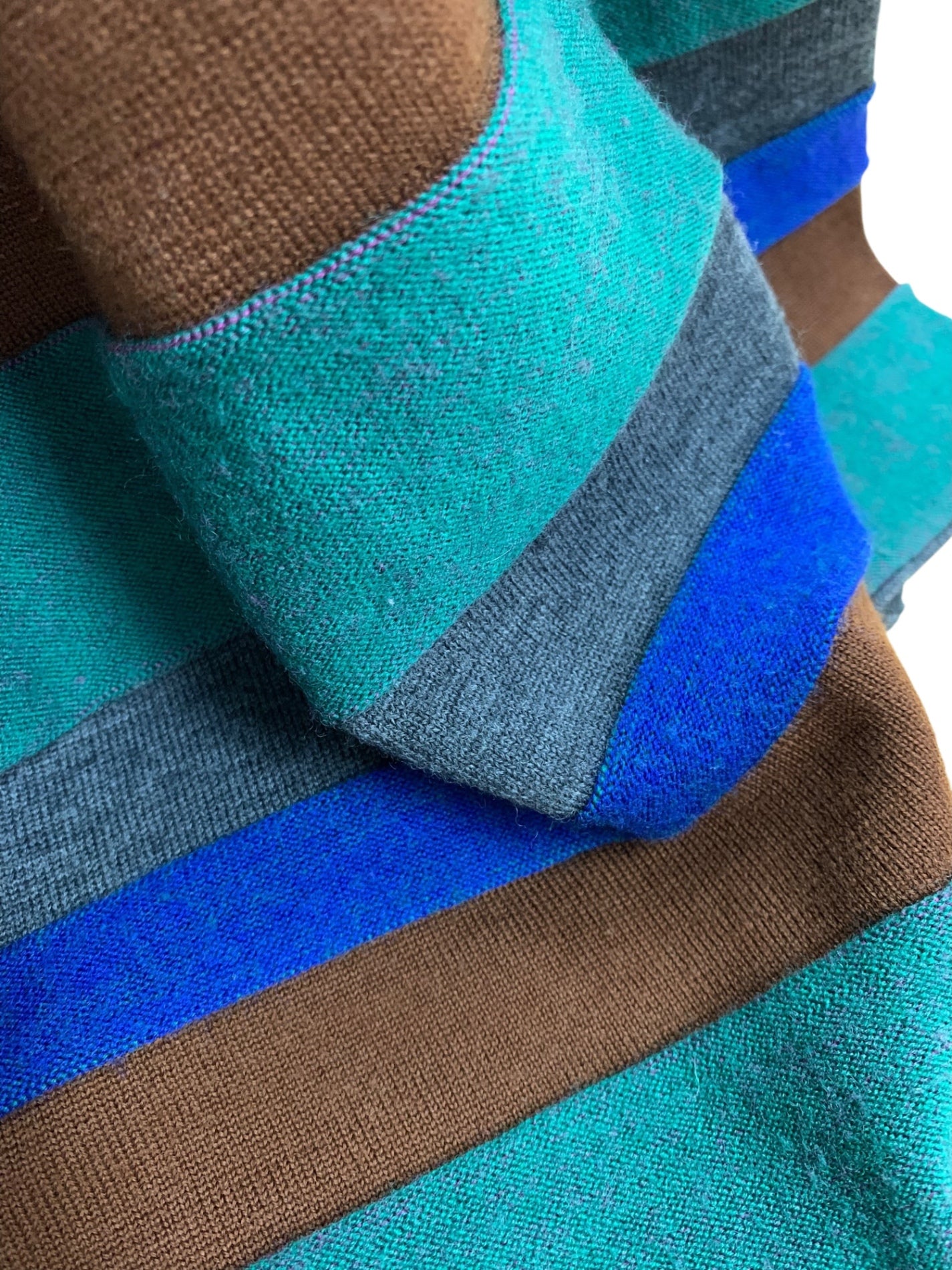 イッセイミヤケメン ME23KN012 ニット 2 マルチカラー ボーダー ウール ITTE0LXCFQ9I 【SALE】