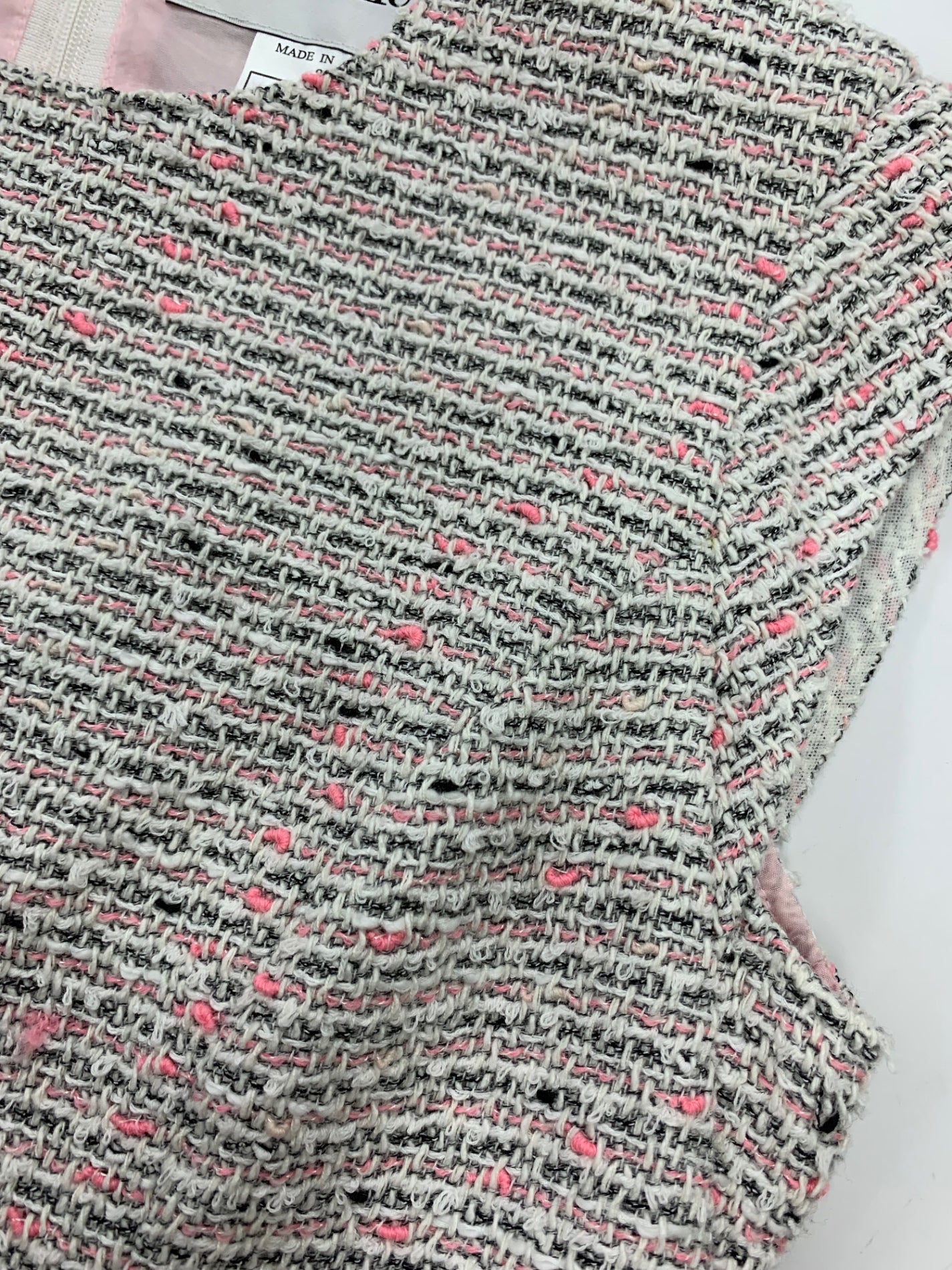 ルネ TISSUE 6416257 ワンピース ドレス 36 グレー ツイード ITSTZNXEJMNO