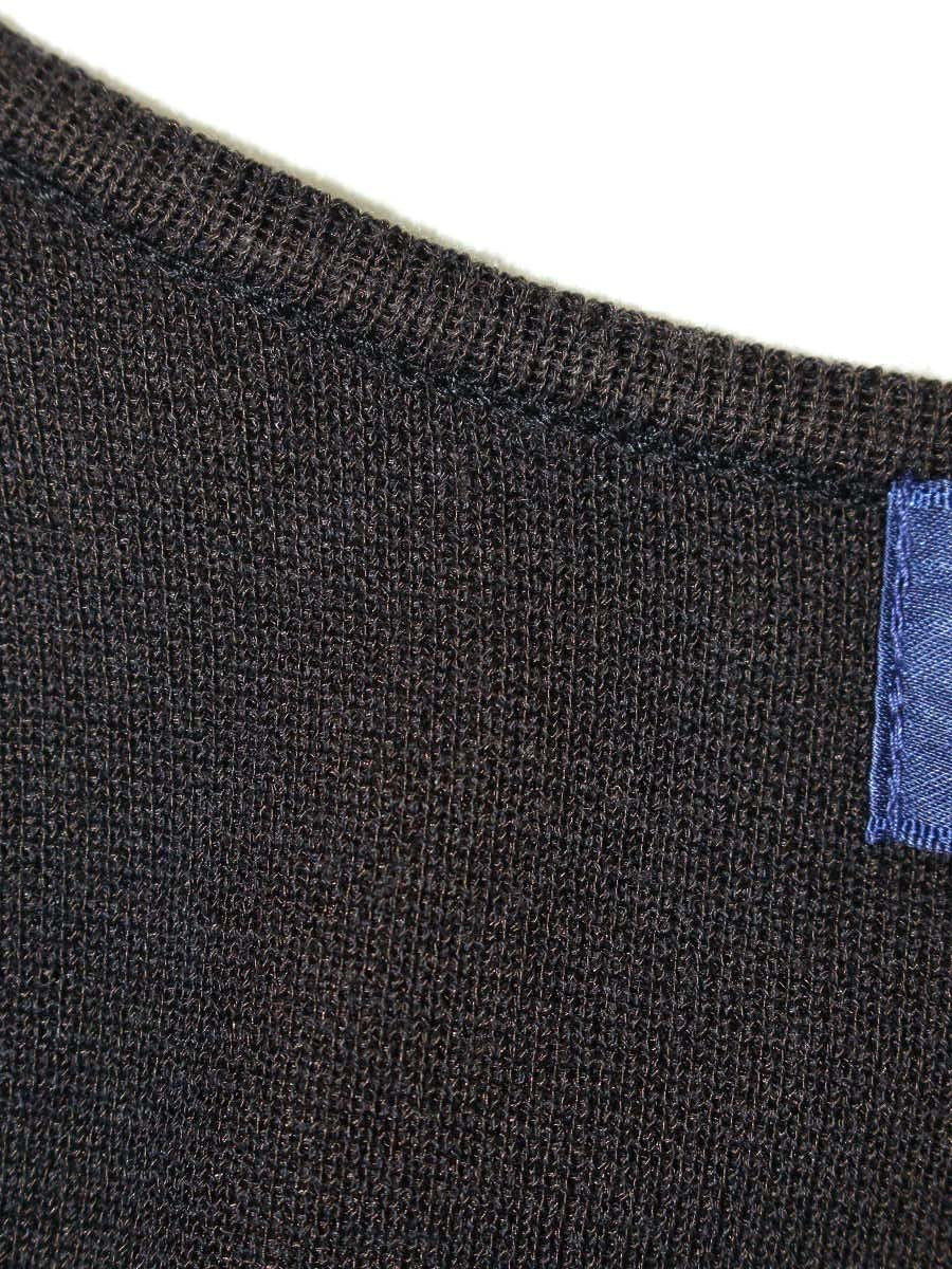 エムズグレイシー 018324 ニット セーター 38 ブラック スクエアネック リボン ITO3OYR594SY