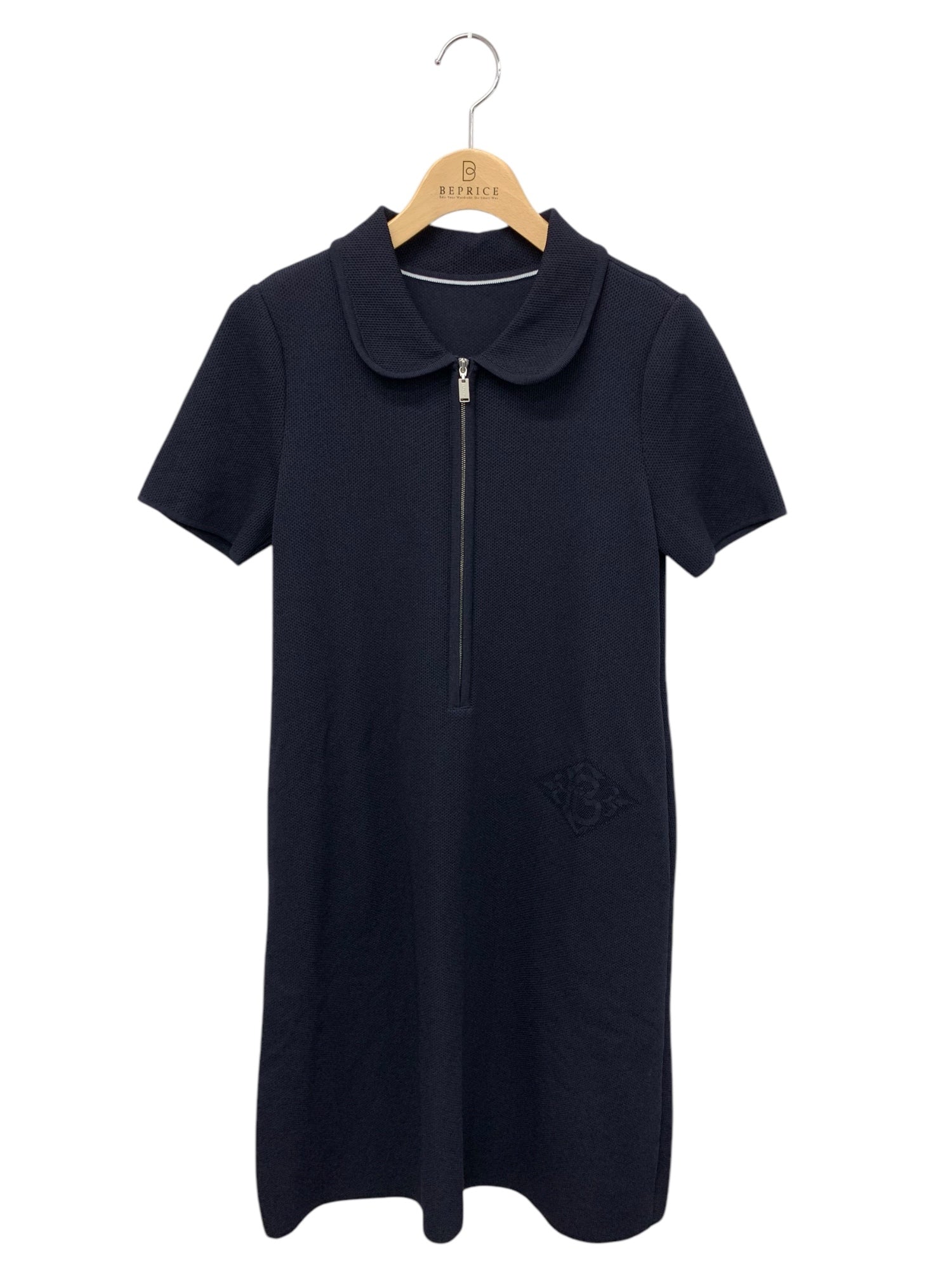 フォクシーブティック Knit Dress Myrtle 43435 ワンピース 38 ネイビー | 中古ブランド品・古着通販ビープライス