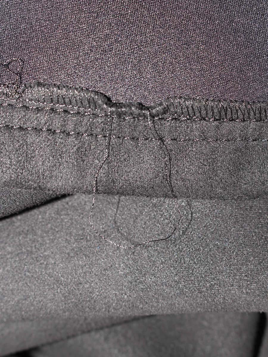 エムズグレイシー Suede Skirt 817562 スカート 36 ブラック フレア IT120RQCW9H0