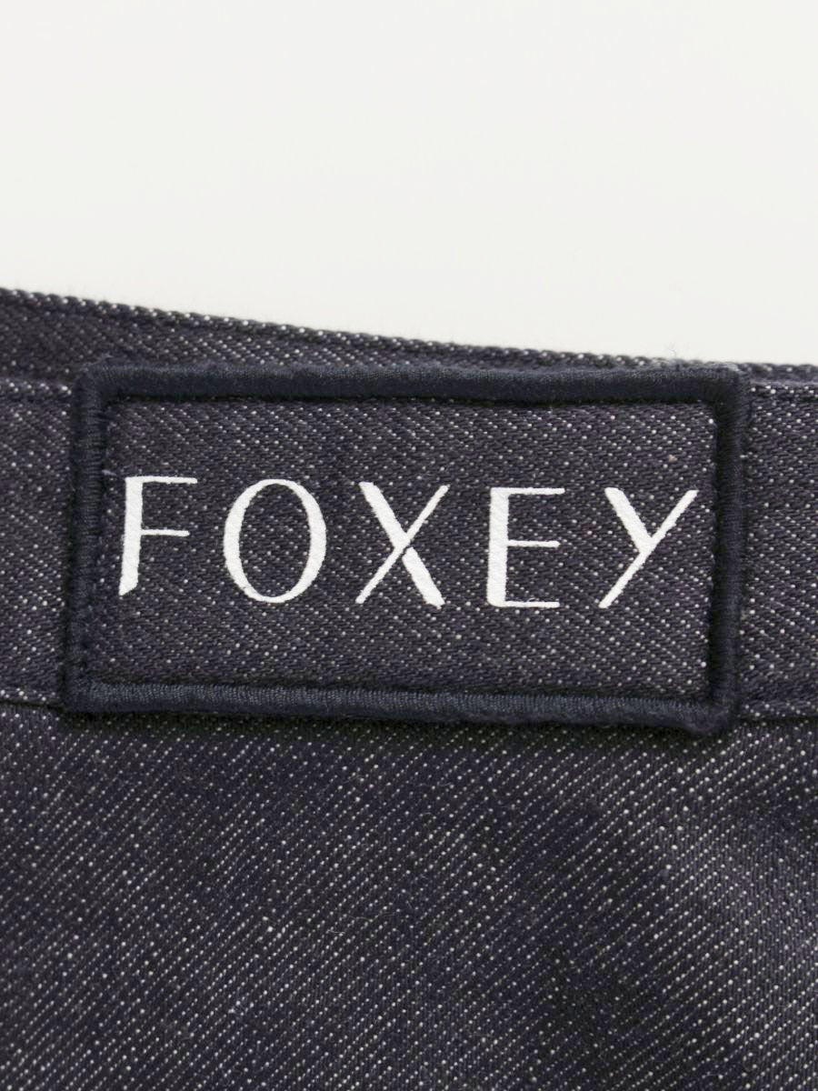 フォクシーニューヨーク Denim Lily Pants 40536 デニムショートパンツ 38 ネイビー ITE5EKA3489C 【SALE】