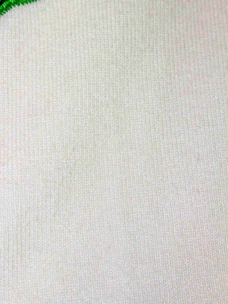 スーパービューティー カーディガン 42 ホワイト ニット チェリー フラワー刺繍 ストーン付き ITSS3RFEINX4