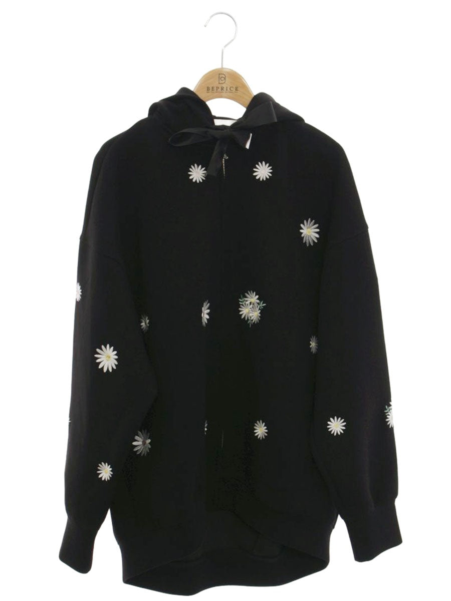 チェスティ刺繍ボンディングパーカー タグ付き チェスティ ボンディング花刺繍パーカー バックフリル