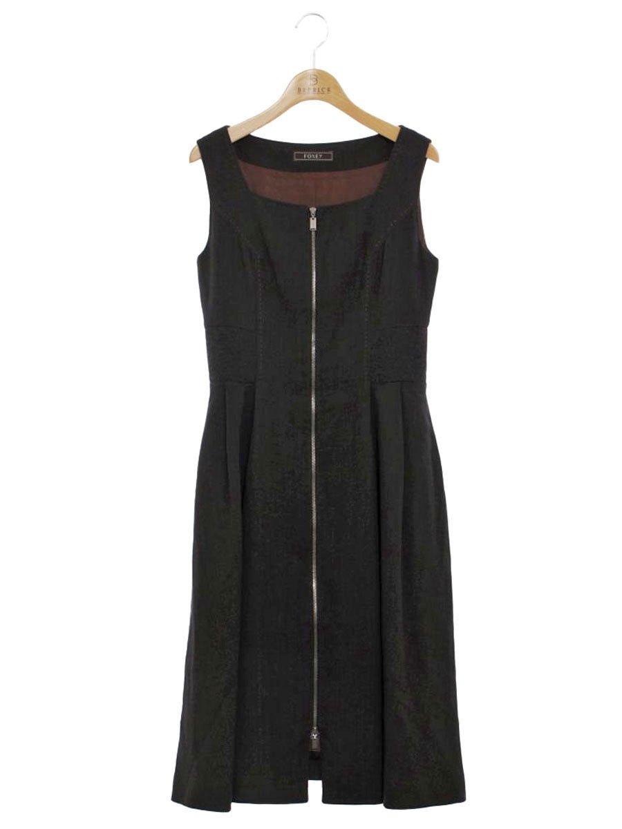 フォクシーブティック Dress 38238 ワンピース 38 グレー スレンダー ...