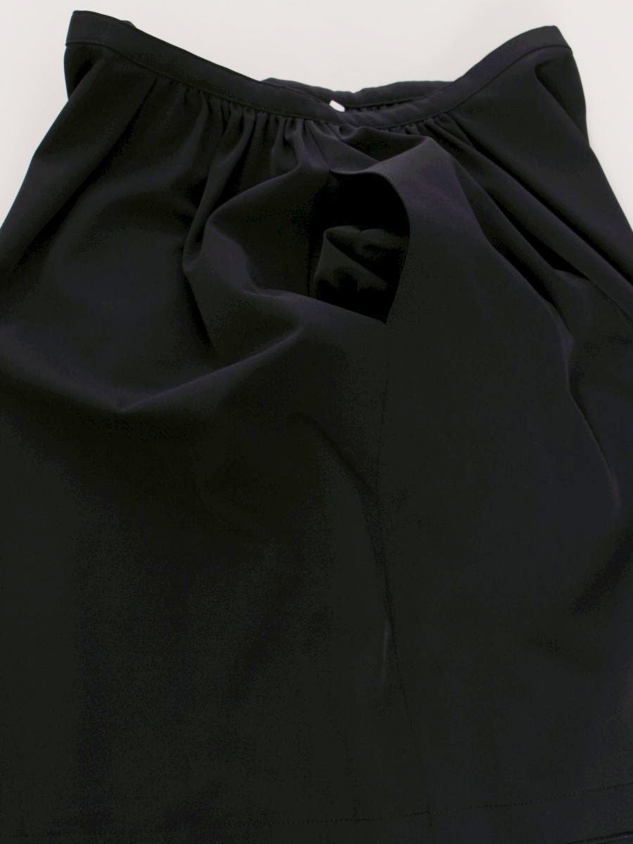 ルネ 5224090 スカート 36 ネイビー フレア IT90ZQTDFGGP