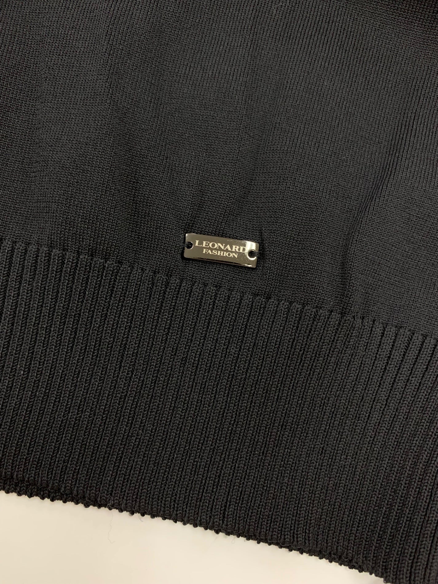 レオナールファッション 0377743 カーディガン 38 ブラック 立体 刺繍 ビジュー ITKNF4DJK3OC