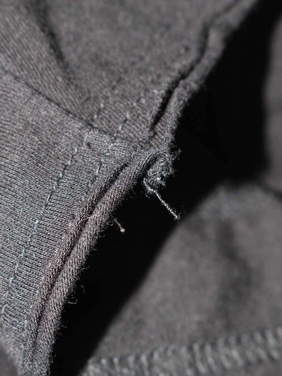 ヨウジヤマモト HS-T84-087 Tシャツ 3 ブラック パッチポケット オーバーサイズ ITX9VDJPZQOO