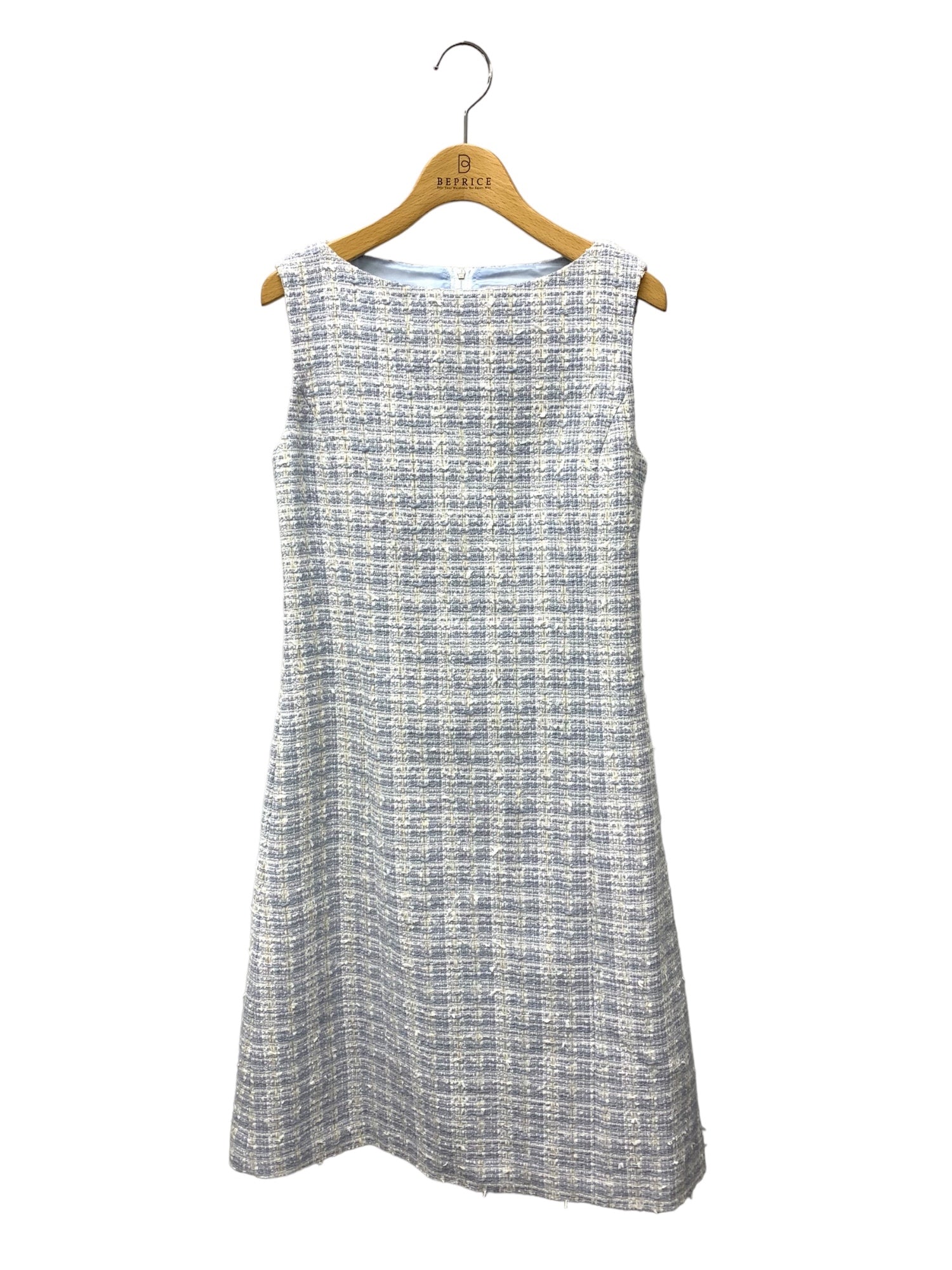 フォクシーブティック Dress Victoria 40543 ワンピース 38 ブルー ツイード | 中古ブランド品・古着通販ビープライス