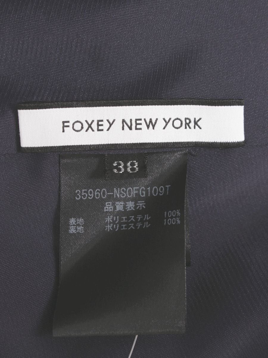 フォクシーニューヨーク Dress 35960 ワンピース 38 ネイビー IT1PYNMIWHXC