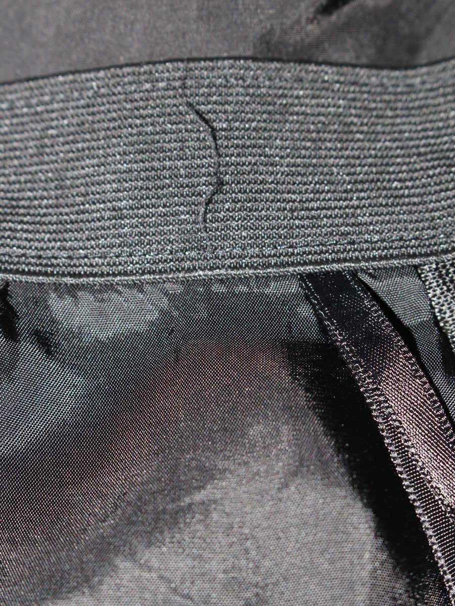 エムズグレイシー 217109 スカート 38 ブラック カメリア リボン ITMF6G27PJFA