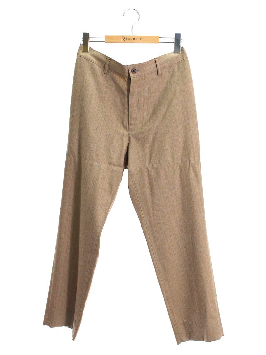 オーラリー WOOL SILK HERRINGBONE NARROW PANTS A8SP04WH 4 ベージュ ウール |  中古ブランド品・古着通販ビープライス