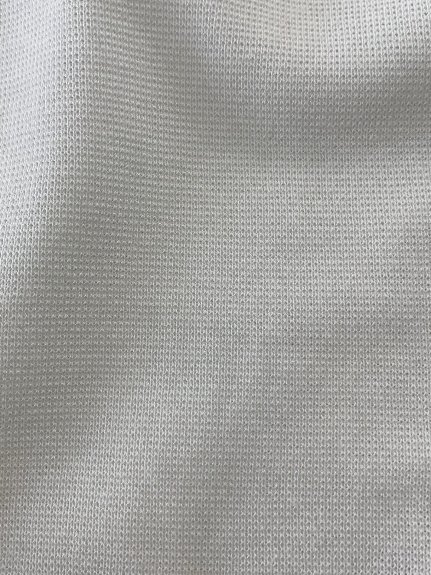 エムズグレイシー 018106 ニット 38 ホワイト リブ袖 ハイネック スパンコール リボンモチーフ ITGUFF2J3E4C