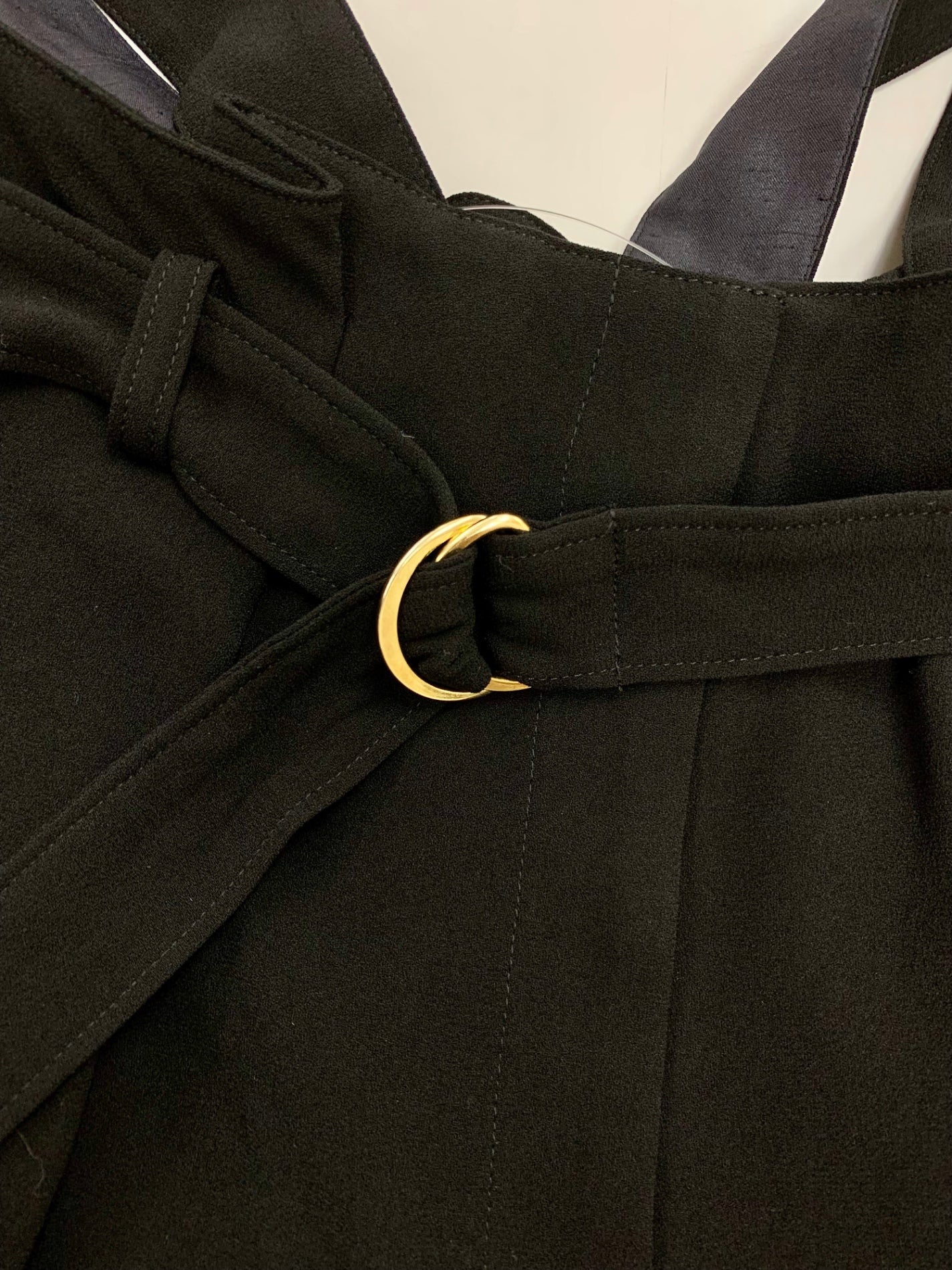 エムズグレイシー 016103 ワイドパンツ 40 ブラック サスペンダー ITGAXAHW9QIZ 【SALE】