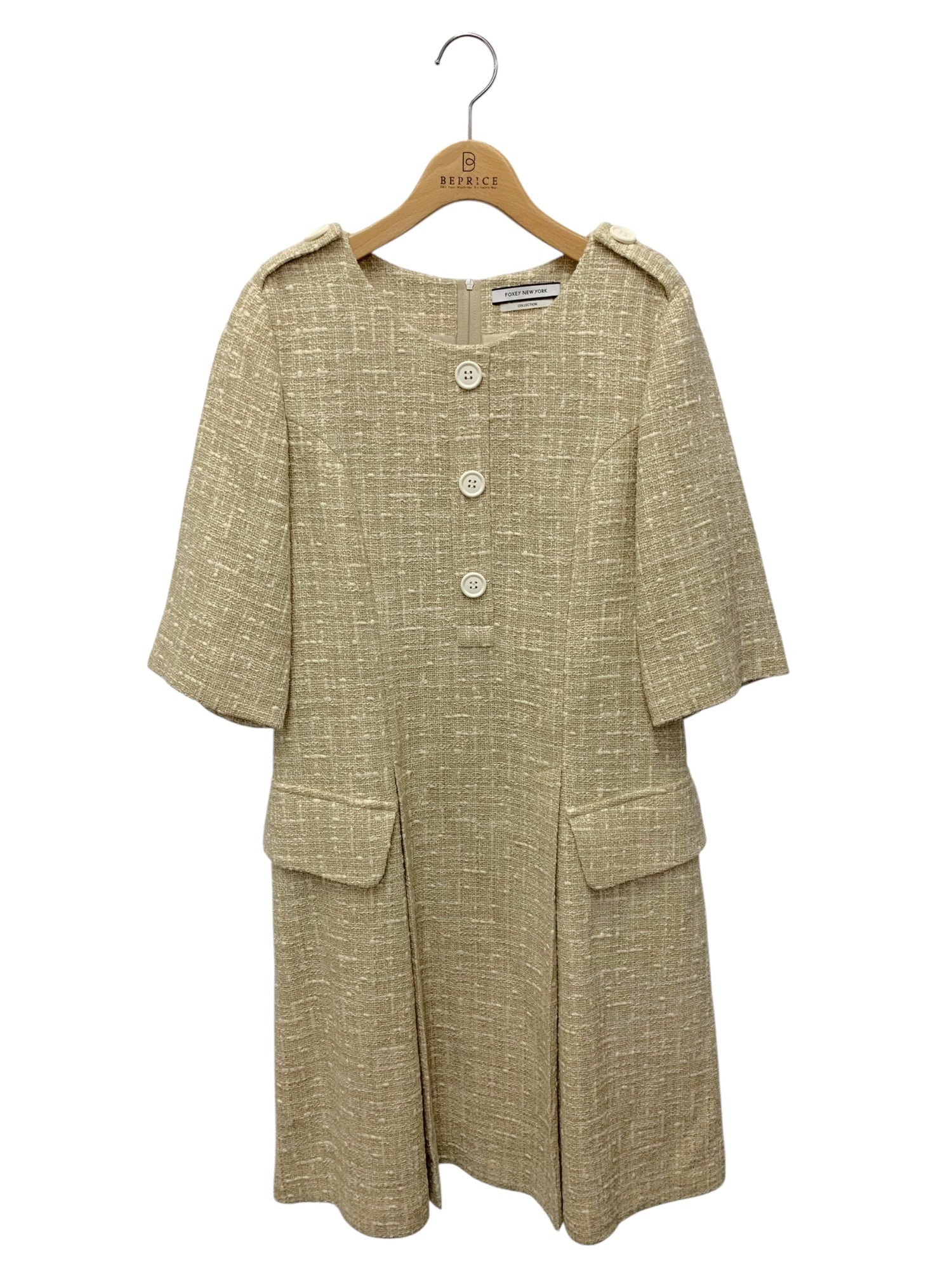 FOXEY 42 ワンピース ☆FOXEYフォクシーワンピースブラック希少42