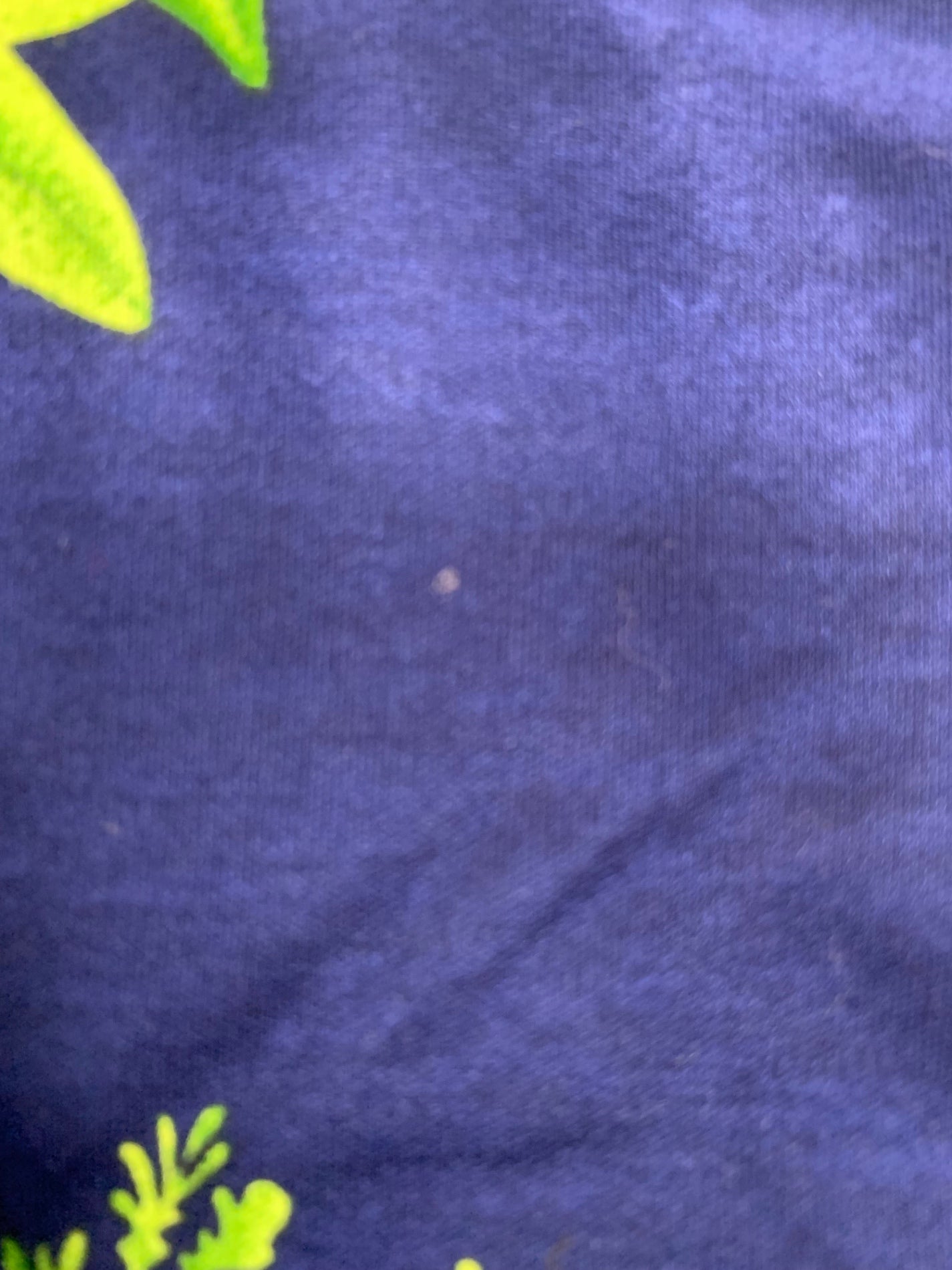 レオナール 0339100 カットソー L ネイビー コットン フラワー IT5IWLEW59RM