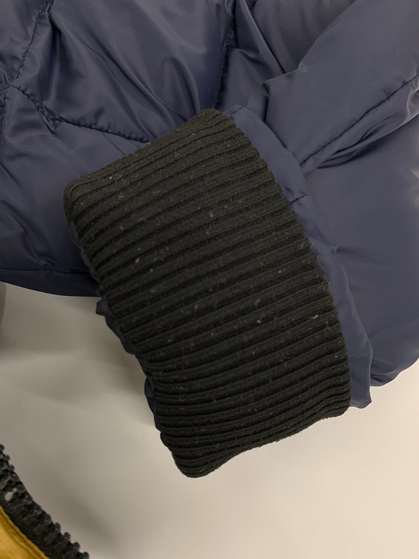 トミーヒルフィガー 00878A5529-416 L ネイビー ジップアップボンバーブルゾン IT5NUXWULNNC