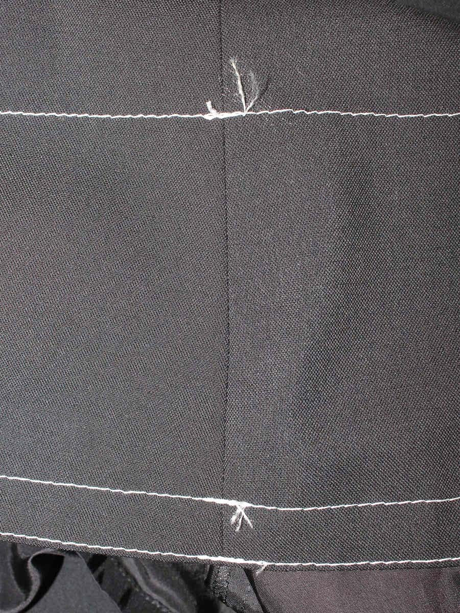 エムズグレイシー 911309 ワンピース 36 ブラック ホワイトステッチ ITSYO6IZIHFU