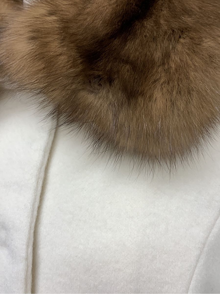 フォクシーブティック コート セーブル カシミア