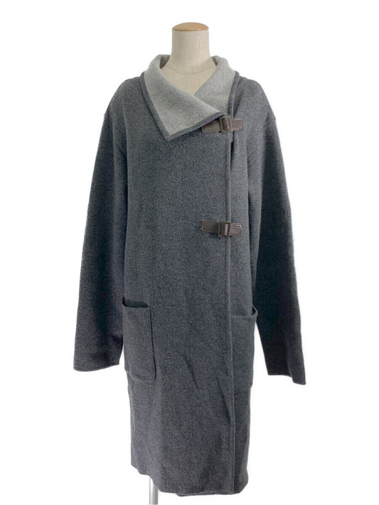 フォクシーブティック コート Knit Coat Trim Gray 
