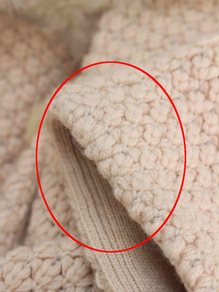 ルネ コート フォックスファー カシミヤ ニット ハーフ