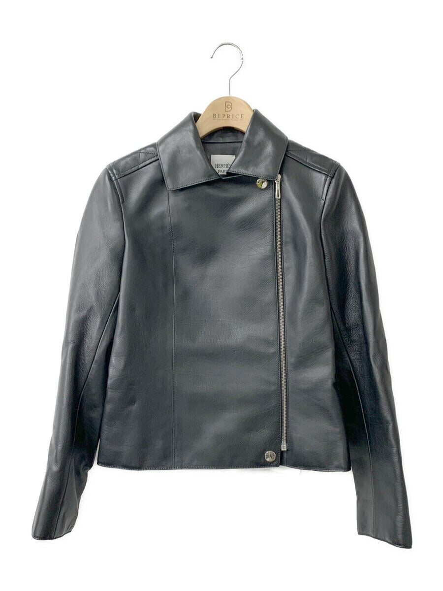 エルメス ジャケット レザージャケット ダブル