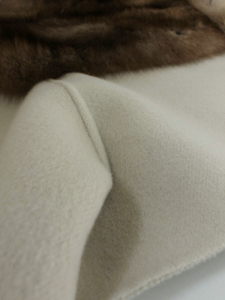 フォクシーブティック ジャケット 37546 カシミヤダブルフェイス ロシアンセーブル