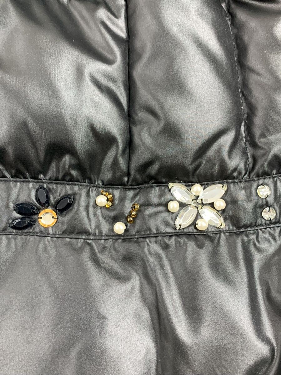 チェスティ ダウンコート ボリューム襟 フェイクパール ビジュー