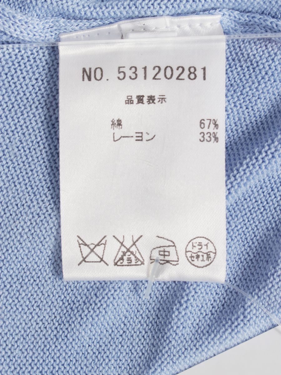 オールドイングランド Tシャツ カットソー コットンレーヨン リボン 袖ロゴボタン